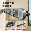 Suction cup mop wall hanging clip bathroom punch-free mop clip hanging broom mop hook fixed rack storage handy gadget