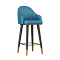 Accessible luxury bar chair front desk bar chair modern casual high stool bar chair for home comfortable sitting back chair