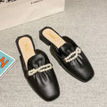 2025k-stylefashion half slippers for women summeroutwear baotoupopular lazy flatseasiest for match slip-on women's slippers summer