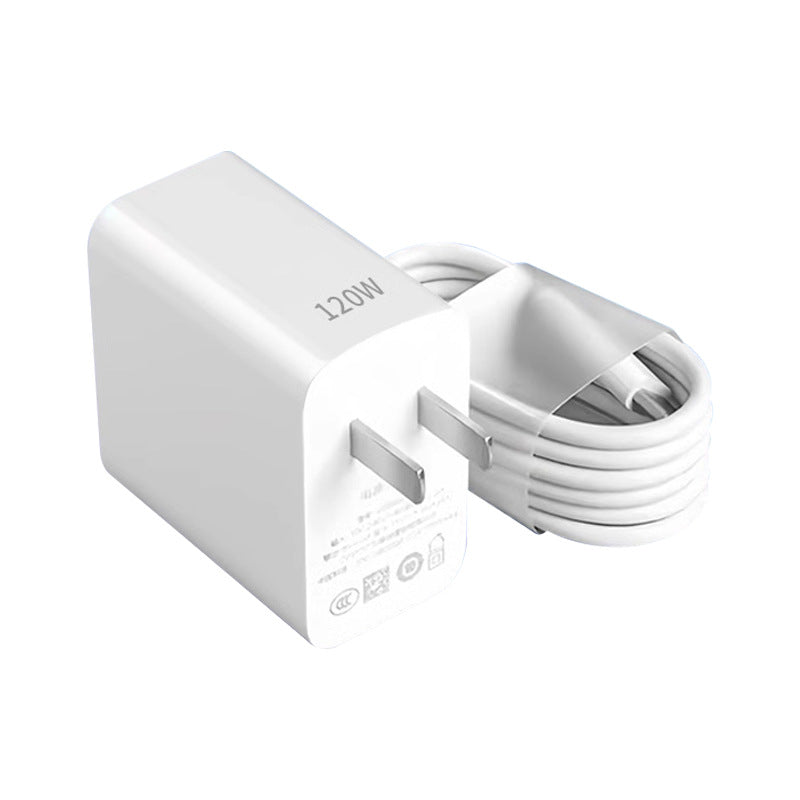 120w flash charging head suitable for oppo charger original reno4 5 6 7pro mobile phone super fast charging fin dx