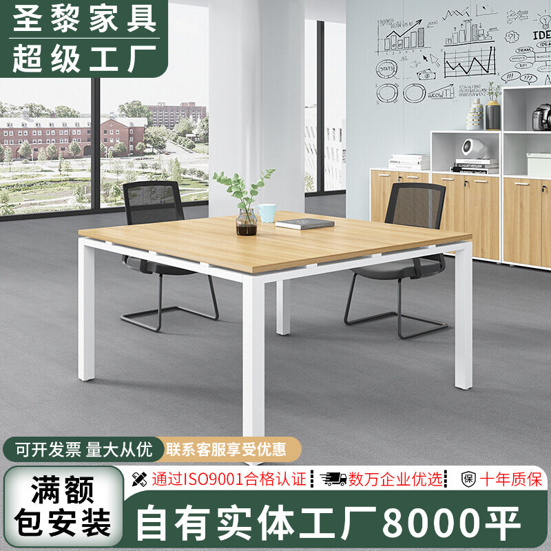 Saint li panel small conference table casual modern office furniture small round table square table negotiation table reception table training