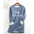 fall/winter new arrival: european and american style crew neck long sleeve fleece-lined base layer mid-length letter print sweatshirt for women