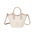 summernew arrival miu satchel tote bag women's 2025new arrival shoulder crossbody vegetable basket bucket