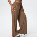 New arrival cross-border brushed pants drape drawstring pants loosecasual pants women's sports fitness elastic loose pants women