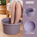 Foot bath bucket large household casual footbath footbath plastic thickened and heightened deep health massage foot bath bucket