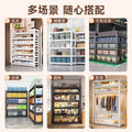 Household storage rack, multi-layer storage rack, living room bookshelf, utility room storage rack, basement storage rack, floor-standing shelf