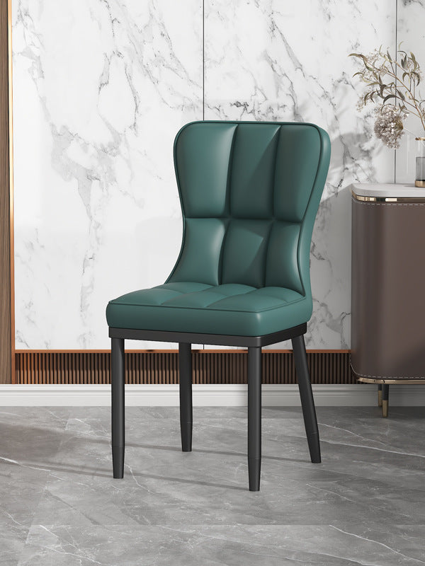 Scandinavian modern casual dining table and chairsaccessible luxury dining chairfor home soft bag casual restaurant back chair commercial hotel stool