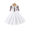 exclusive: baby girl sleeveless dress - spring/summer embroidered design, sweet & adorable style