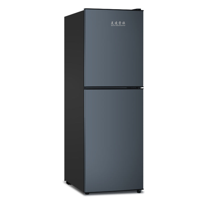 Double door refrigerator small dormitory rental household refrigerator first-class energy-saving refrigerator refrigeration and freezing dual-purpose refrigerator