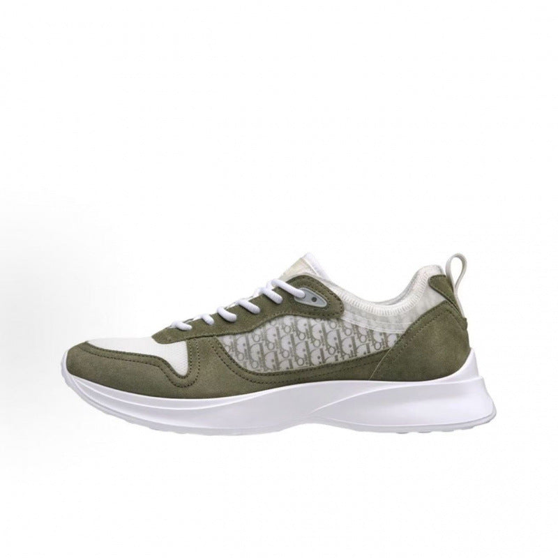 putian pure original new arrival tweed style 24crunning shoescouple leather mesh breathable casual sneakers
