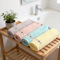 Towel gift box set of 4 super soft 40-count pure cotton towel, pure cotton, absorbent and lint-free, kids towel gift