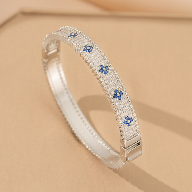 Bracelet female cross-border popular style full of diamonds four-leaf clover bracelet accessible luxuryclassyfashioncasualeasiest for match bracelet jewelry