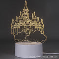 3d night light acrylic children's cartoon logo birthday gift table lamp led ambient light touch control eye protection