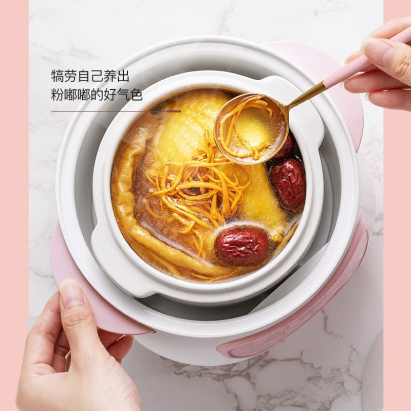 Electric stew pot fully automatic for home ceramic multi-function water-proof stew bird's nest soup pot health-preserving electric stew pot casserole dropshipping