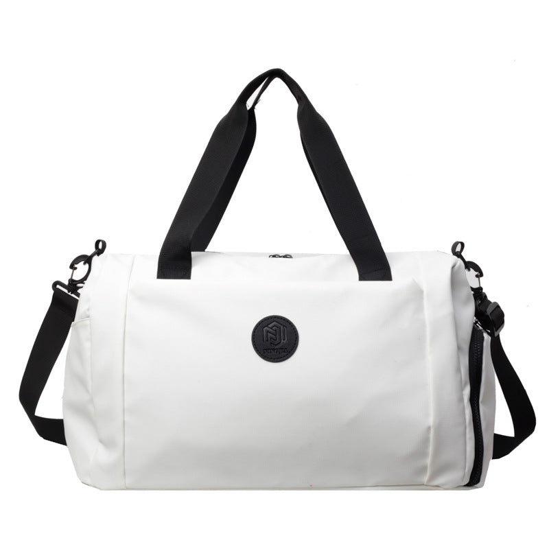 Short-distance large-capacity fashion travel bag, portable shoulder fitness bag, outdoor leisure, short-distance light hand-held training bag