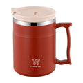 Constant temperature charging 304 stainless steel mug usb insulated cup large capacity coffee mug with lid office health cup