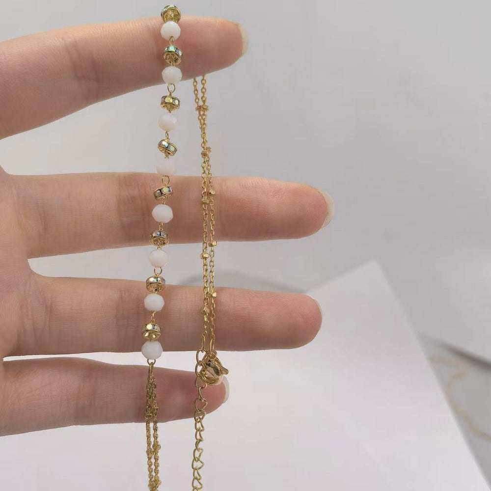 Starfish shell dolphin long chain finger chain chain extension chain diy bracelet accessories material featured tail chain bracelet