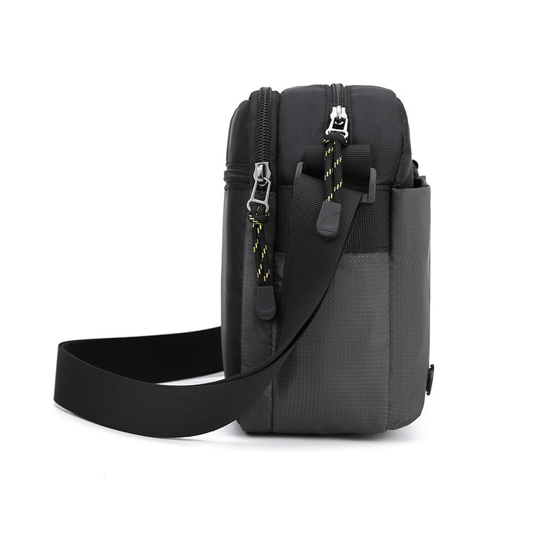 Cross-border new men's messenger bag outdoor sports shoulder bag fashion casual men's bag simple business briefcase