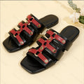 2025 new flat retro roman sandals and slippers - women's comfortable high-end flat heel slippers for wholesale