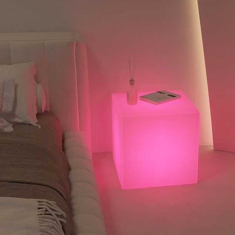 Floor lamp living room bedroom atmosphere lamp ins style high-end bedside lamp sofa corner small coffee table led cube