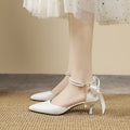 French style evening wind flats for women summer 2025 thin heel pointed toe plaid non-tiring feet sandals elegant fairy style high heels