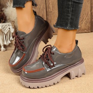 autumn new arrival: women's chunky sole loafers for cross-border e-commerce, plus sizes available (runs half a size small). dropshipping available on  and . sizes 35-42