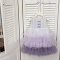 summer girls' tulle dress - toddler & little girl - summer style, tiered princess dress, trendy cake skirt