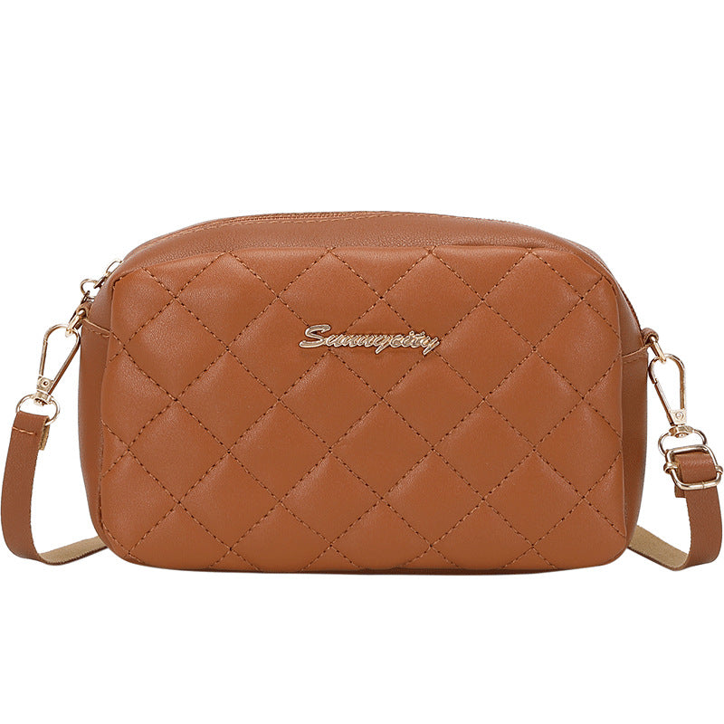 Embroidered camera bag 2022ladies bag Christmas new shoulder bag diamond messenger bag fashion bag women