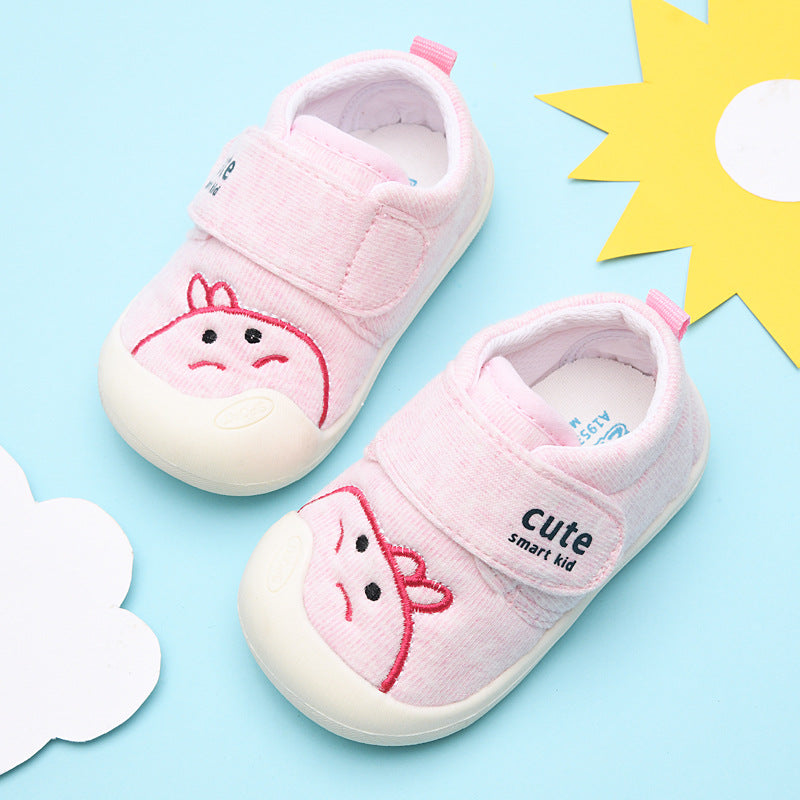 autumn collection: new fall toddler shoes for baby girls (0-1-3 years) - fabric spring/autumn first walker shoes for baby boys