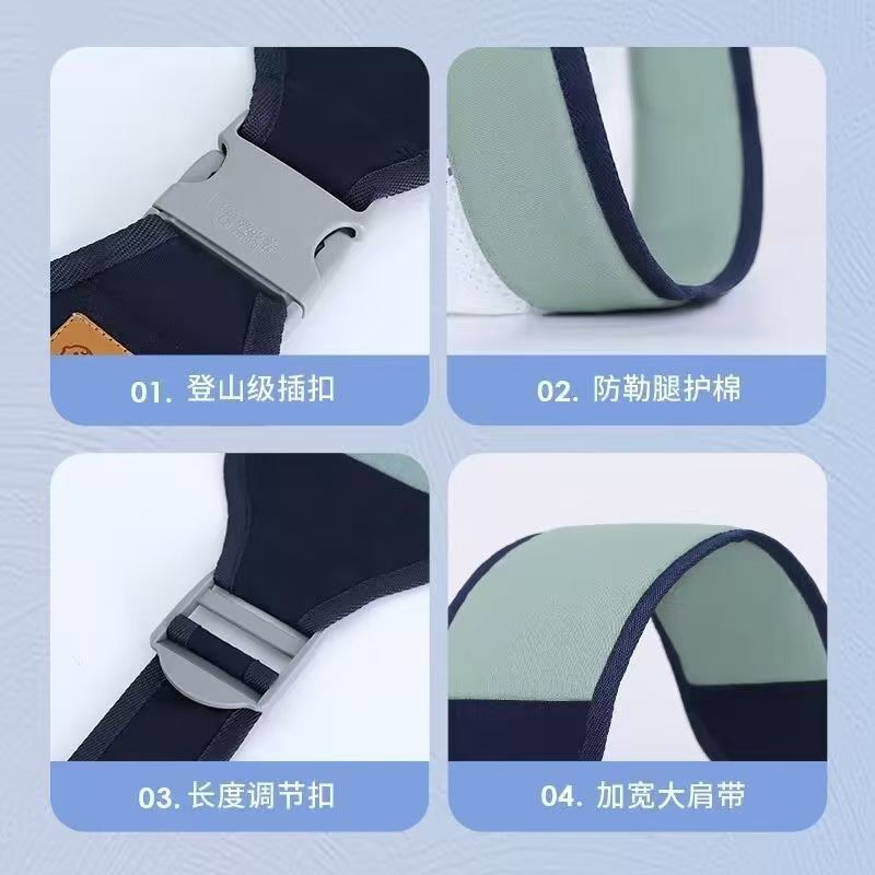 Baby strap horizontal hug front hug waist stool light baby holding baby go out back towel breathable multi-functional baby holding artifact