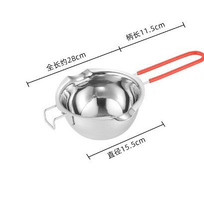 Chocolate melting pot stainless steel water bath heating container melting bowl cheese butter melter baking tool