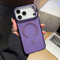 Minimalist glitter magnetic lens protection phone case - new design for iphone 17 pro max, ice americano style, compatible with iphone 13