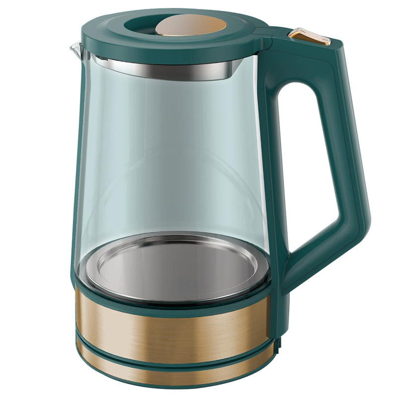 Source factory all-glass electric kettle, stainless steel heating element, rapid heating, 1.8l gift - hot seller recommended