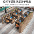 Staff office desk office simple modern financial room four-person desk workstation employee card desk chair