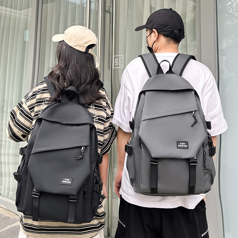 New versatile leisure trend backpack large capacity boys and girls school bag portable travel business backpack