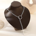 European and american style versatile cross necklace - minimalist punk hip-hop men's statement jewelry - dropshipping available
