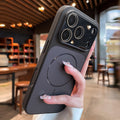 Large viewing window suitable for iphone17pro mobile phone case apple 13 high-end ai button anti-fall protective cover