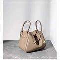 2024new arrivalmini lindy bag cowhide doctor bag genuine leather women's bag trendy shoulder crossbody satchel pillow medicine box bag