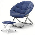 ⡫navy blue-single chair + footrest ⡫removable and washable