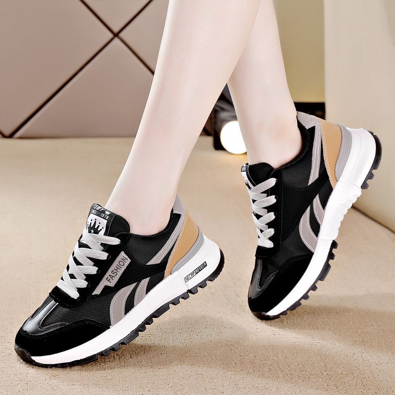Women's sneakers: 2025 summer new arrivals - lightweight running shoes for students, dad shoes, casual, versatile, breathable, couple's agnes shoes