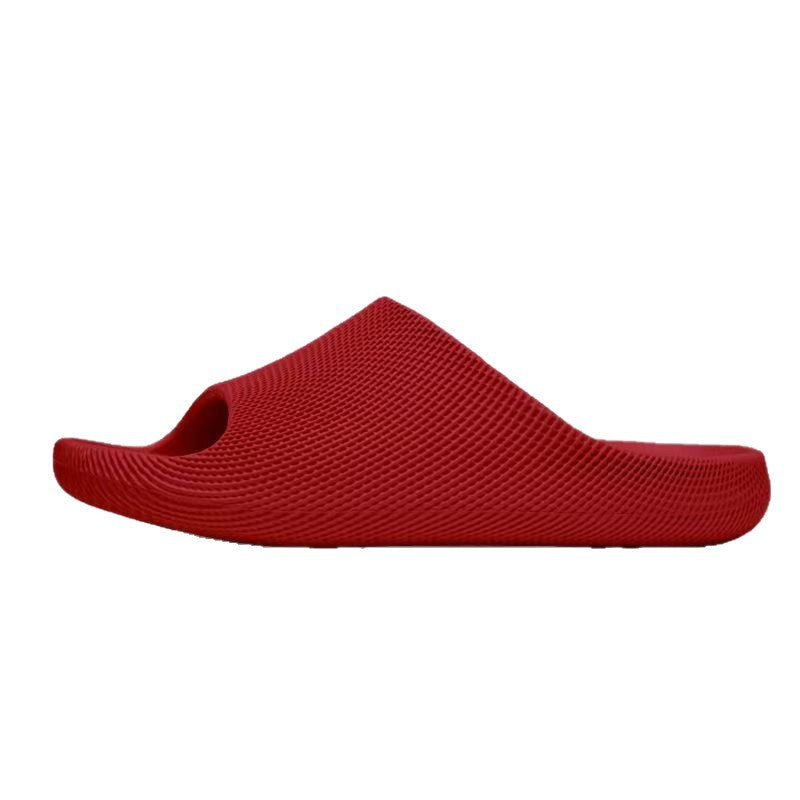 【eva cloud feel series】3d textured slippers - minimalist, sporty, comfortable, home-ready, cloud-like cushioning with arch support
