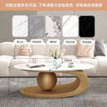 Accessible luxury italian coffee table cream style slate tea table for home living room popular table popular simple rental room coffee table