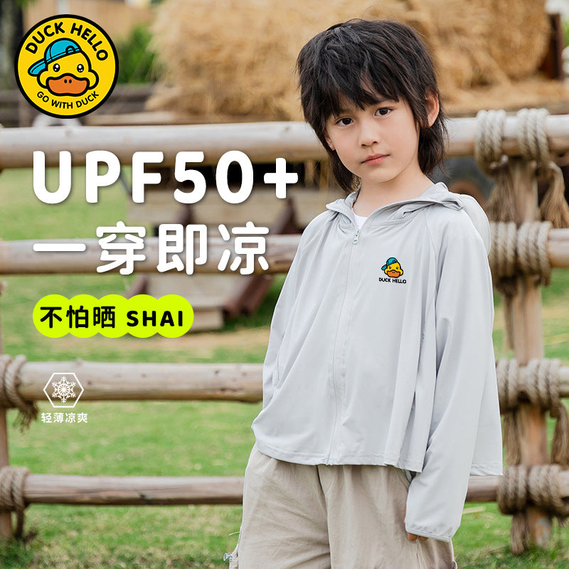 Summer clothing for men and women, sun protection clothing, summer collection,  new styles, children's uv protection outerwear, baby ice silk breathable tops