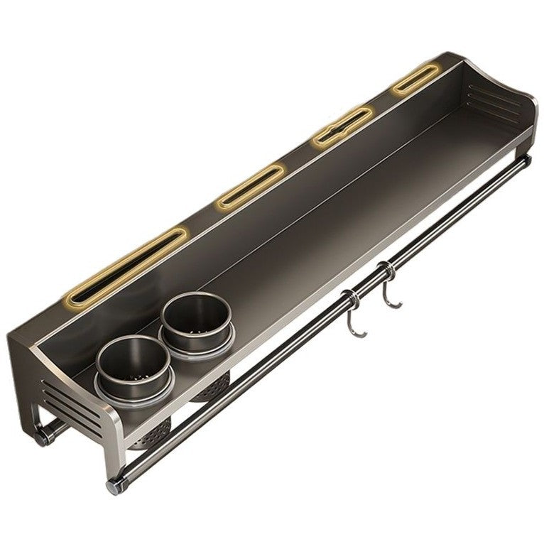 Chopsticks storage box, kitchen cage, wall hanging seasoning, no punching, knife holder, household spoon drain, chopstick basket, storage rack