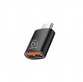 Type-c female to usb 2.0 adapter, car charger pd data cable, 6a charging, usb converter with otg function