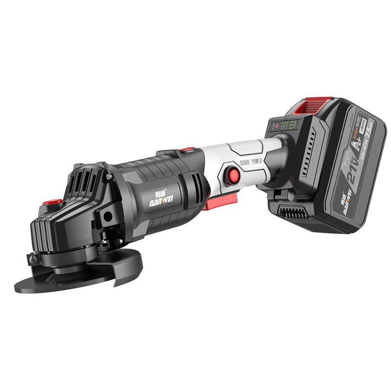 Nanwei brushless lithium battery angle grinder multi-purpose polishing machine cutting machine grinder angle grinder hand grinding wheel wholesale
