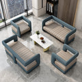 Business office club hotel lobby reception guest direct row sofa coffee table combination booth casual negotiation sofa