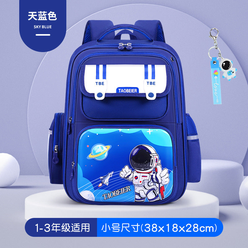 foreign trade schoolbag for primary school girls 1-3-6 grade to reduce the burden of spine protection large capacity kids backpack wholesale
