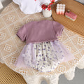 Baby girl summer 100-day princess hoodie baby bag butt skirt jumpsuit cardigan super cute summer first birthday suit skirt
