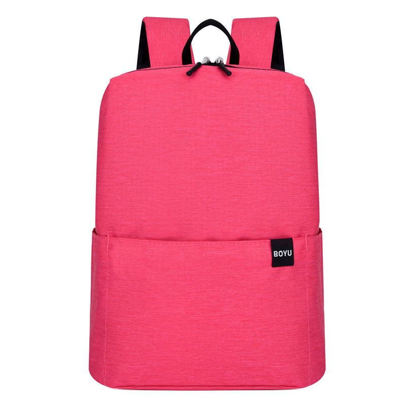 Processing custom logo backpack colorful travel bag men's and women's lightweight sports backpack campus size book bag